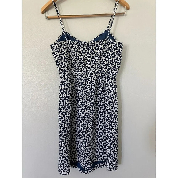 J. Crew Seaside Cami Print Mini Dress sz 2 Spaghetti Strap pockets - Picture 3 of 3
